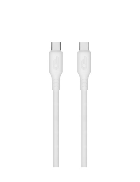 Blackbyte by Pedro Buerbaum Câble USB-C Mâle à USB-C Mâle de Silicona - Jusqu'à 100W - 1 metro - 480Mbps - Compatible Avec Charg