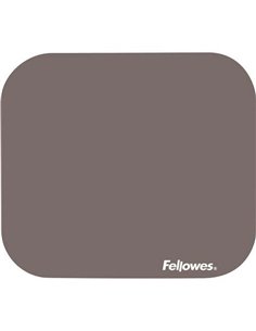 Fellowes Tapis de souris Premium - Base de Goma Antidérapant - Superficie de Polyester - 23.2x19.9cm - Couleur Gris