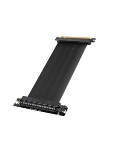 Mars Gaming MCA-PCIE40 Câble de Extension Riser PCIe 4.0 X16 Flexible - Blindaje EMI - Conector Femelle à 90º - Longueur 30cm - 