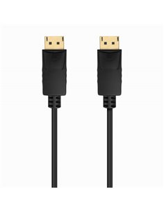 Aisens Câble Displayport V1.2 CCS 4K@60Hz - DP/M-DP/M - 3.0m - Couleur Noir