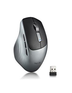 NGS Souris Inalambrico Multimodo 1600 DPI - 6 Botones et Rueda de Desplazamiento - Teclas Silenciosas - Couleur Noir
