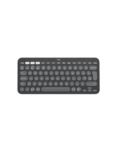 Logitech Pebble Keys 2 K380s Clavier Inalambrico - Bluetooth + RF Logi Bolt - Teclas Silenciosas de Perfil Bajo - Easy‑Switch Po
