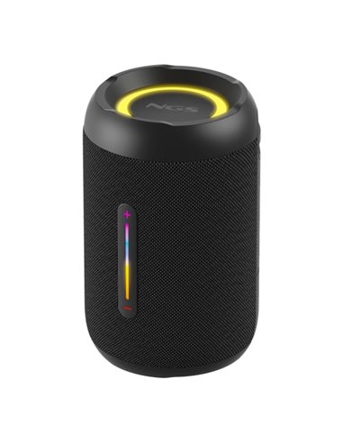 NGS Roller Furia 2 Tiny Haut-parleur Bluetooth 20W TWS - Iluminacion LED - Autonomie jusqu'à 7h - Resistencia al Eau IPX7 - Coul