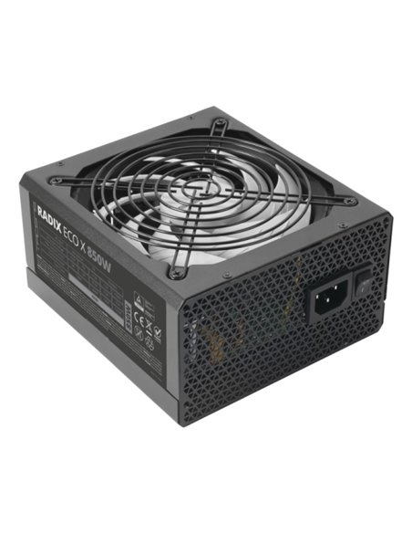 Tacens Radix Eco X 850 Alimentation 850W ATX - PFC Activo - Ventilateur 140mm de 12dB - 80 Plus Silver - 160x150x85mm - Couleur 