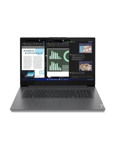 Lenovo V17 G4 IRU Portable 17.3" Intel Core I7-13620H - 16GB - 512GB SSD - Windows 11 Home - Couleur Noir - Clavier QWERTY (ES)