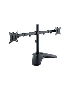 Tooq Support de Mesa Avec Brazos Articulados Pour 2 Monitores de 17"-32" - Giratorio e Inclinable - Peso Max 9kg x Brazo - VESA 