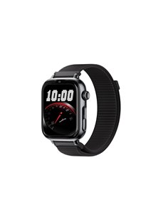 Savefamily Reloj Intelligente Smartwatch Infantil SaveWatch Plus 2 - Écran Amoled - Carcasa Negra - Correa Tela Negra