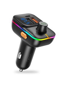 XO Transmisor Bluetooth 5.0 FM - 2x USB- À, 1x USB-C 25W PD - Écran Led - Funcion Manos Libres