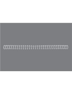 GBC Wirebind Pack de 100 Alambres de Encuadernacion 8mm Pour Paso 3:1 Redondo ou Cuadrado - Format A4 - Pour 34 Orificios - Encu