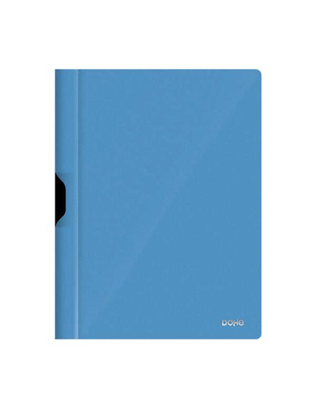 Dohe Dossier Avec Clip Metalico - Taille A4 - Fabricado en Polipropileno Opaco de 350 Micras - Couleur Bleu