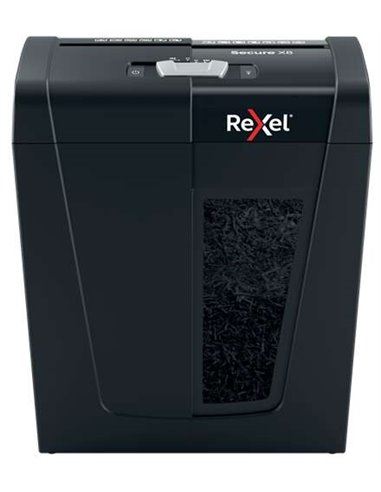 Rexel Secure X8 Destructora de Papier Manual Corte en Particulas P-4 - Destruye Jusqu'à 8 Feuilles à la Vez - Capacité de la Pap