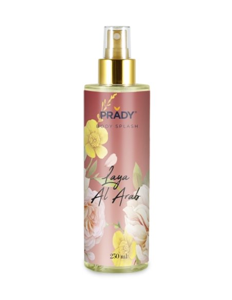 Prady Body Splash Laya Al Arab - Flacon de 250 ml - Spray pulvérisateur