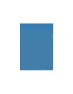 Erichkrause Fizzy Classic Dossier Uñero A4 Semitransparente - Textura Chair de Orange - Couleur Bleu