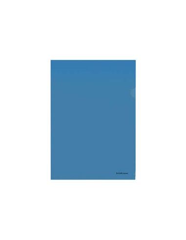 Erichkrause Fizzy Classic Dossier Uñero A4 Semitransparente - Textura Chair de Orange - Couleur Bleu