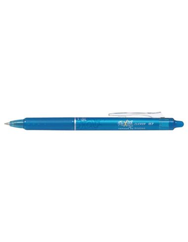 Pilot Frixion Clicker Stylo à bille de Gel Borrable Retractil - Pointe de Bola 0.7mm - Trait 0.4mm - Grip Ergonomique - Couleur 