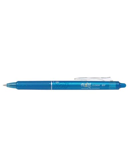 Pilot Frixion Clicker Stylo à bille de Gel Borrable Retractil - Pointe de Bola 0.7mm - Trait 0.4mm - Grip Ergonomique - Couleur 