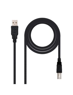 Nanocable Câble de Imprimante USB-À 2.0 Mâle à USB-B Mâle 3m