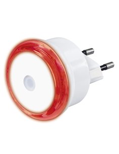 Hama Basic Luz LED Nocturna Avec Enchufe - IP20 - Sensor de Luz - 5x5x7cm - Couleur Blanc