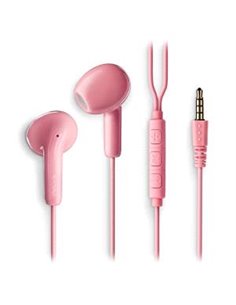 NGS CROSS FLIP Écouteurs Intraurales Avec Microfono - Jack 3,5mm - Boton Multifuncion - Couleur Rose