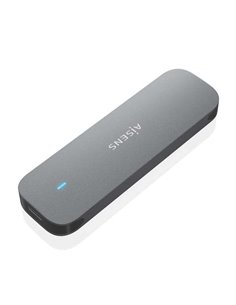 Aisens Boîte Externa M.2 (NGFF) ASM2-006Gry SATA à USB3.1 GEN1 - Couleur Gris