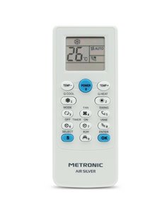 Metronic Mando à Distancia Universal Aire Acondicionado - Couleur Blanc