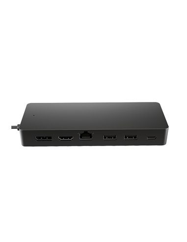 HP Hub Multipuerto USB-C 7 en 1 - 2 Puertos USB-À + 2 Puertos USB-C + 1 Display Port + 1 HDMI + 1 RJ45 - Plug & Play