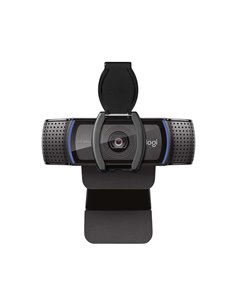 Logitech C920s Webcam HD Pro 1080p - USB 2.0 - Enfoque Automatico - Microfonos Integrados - Couvercle de Obturador - Campo Visua