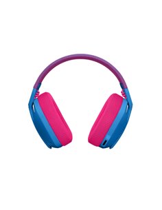 Logitech G435 Écouteurs Gaming Inalambricos - Diadema Réglable - Bluetooth LightSpeed - 2 Microfonos - Couleur Bleu et Frambuesa