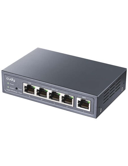 Cudy R700 Router VPN WiFi AC1200 - 1 Puerto WAN Gigabit - 3 Puertos WAN/LAN Gigabit - 1 Puerto LAN Gigabit