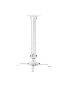 Aisens Support Universal Giratorio - Inclinable et Extensible de Techo Pour Proyector - Jusqu'à 13.5Kg - Couleur Blanc
