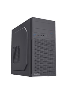 Coolbox M680 Boîte Torre MicroATX - Taille Disco Soportado 3.5", 2.5" - USB-C, USB-À 3.2, USB-À 2.0 et Audio - Alimentation de 5