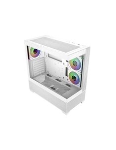 Cooler Master Elite 690 Wood Boîte Semitorre ATX/MicroATX/Mini-ITX - 3 Ventiladores 120mm RGB - Vista Panoramica - Double caméra