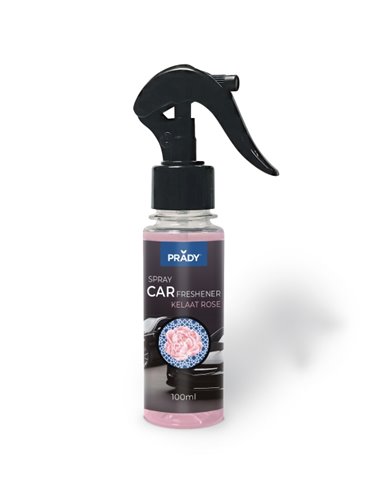 Prady Ambientador Coche Kelaat Rose - Flacon de 100 ml - Spray pulvérisateur