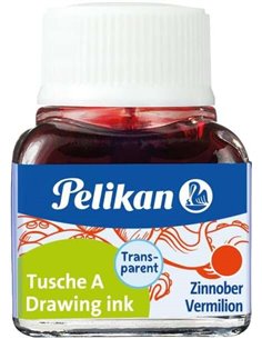 Pelikan Encre China 523 10ml N.3 - Botella de 10ml - Idéal Pour Dibujo et Caligrafia - Couleur Bermellon