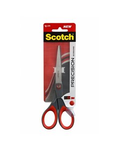 Scotch Ciseaux de Precision - 18cm - Couleur Noir/Rouge