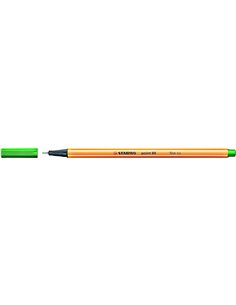 Stabilo Point 88 Feutre de Pointe Fina de Fibre - Trait de 0.4 mm - Encre Avec Base de Eau - Couleur Vert