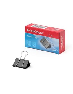 Erichkrause Pack de 12 Pinzas Sujetapapeles - Alambre de Acier de Haute qualité - Resistencia Mejorada - Capacité Jusqu'à 70 Feu