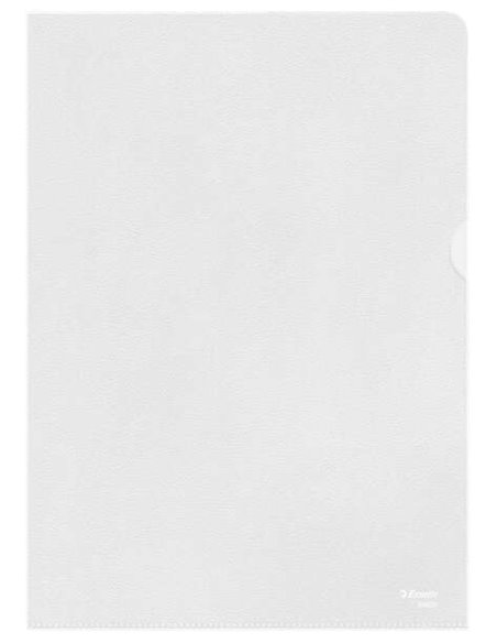Esselte Boîte de 100 Dossiers Uñero Format A4 - Lamina de PP Chair de Orange - Grosor 0.11mm