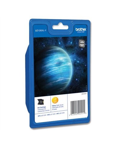 LC1280XLY Jaune Cartouche Brother