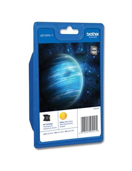 LC1280XLY Jaune Cartouche Brother