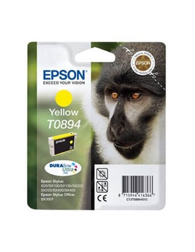 Epson T0894 -Epson  Singe - Jaune - Cartouche d'encre Epson