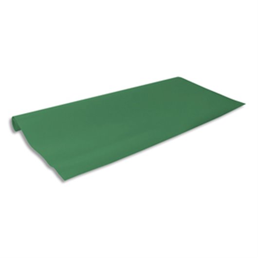 Papier Kraft coloris vert recto-verso 65g - Dimensions : 0.68 x 3 mètres