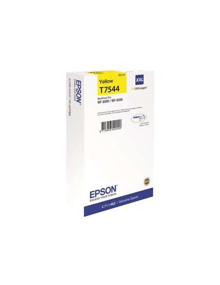 Epson T7544 - Jaune - Cartouche Epson