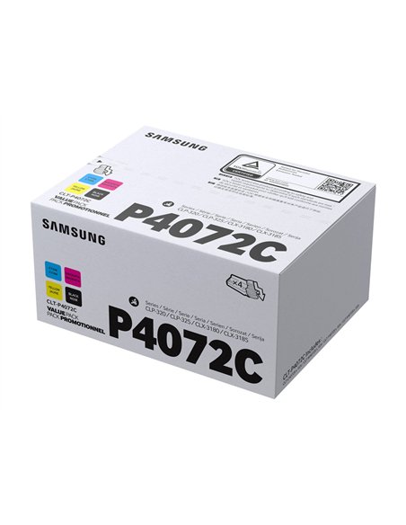 Samsung CLT-P4072C - Noir / Couleurs - Pack 4 Toners Samsung