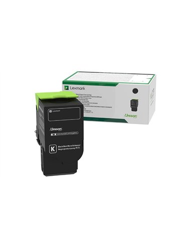 LEXMARK C242XK0 Black Extra High Yield Return Program Toner Cartridge
