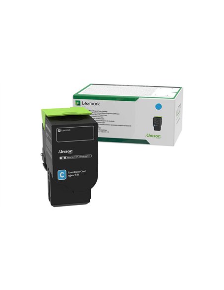LEXMARK C242XC0 Cyan Extra High Yield Return Program Toner Cartridge