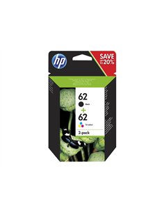 HP 62 - HP N9J71AE - Pack de 2 Cartouches d'encre HP