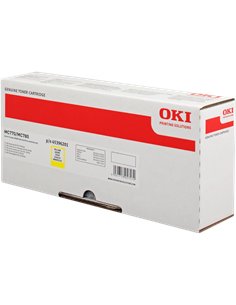 OKI MC770  MC780 cartouche de toner jaune haute capacité 11.500 pages pack de 1