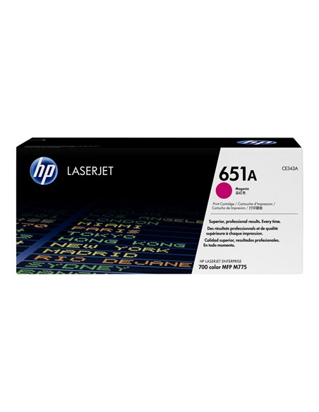 HP CE343A - HP 651A - Magenta - Toner HP