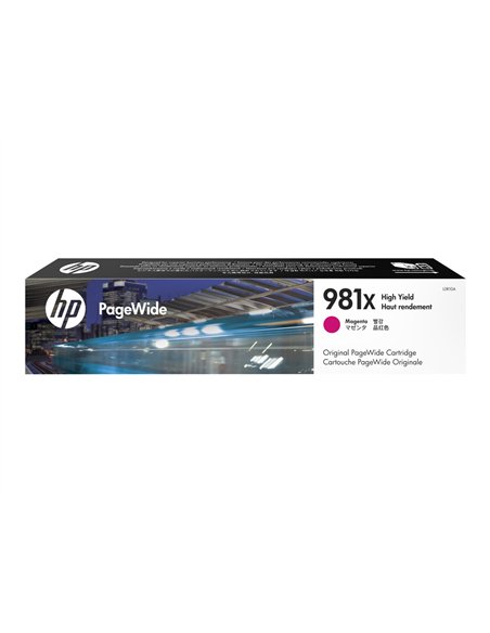 HP 981X - HP L0R10A - Magenta - Cartouche PageWide grande capacité HP